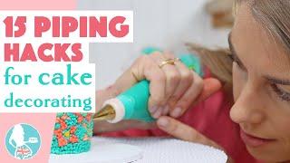 15 Piping Hacks for Cake Decorating
