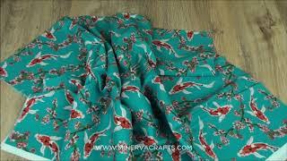 Printed Cotton Fabric Jade