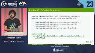 Lightning Talk: Writing a Better std::move - Jonathan Müller - CppCon 2023