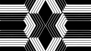 Black and White Geometric Lines Matte 4K Long Screensaver || Wallpaper || Background Video