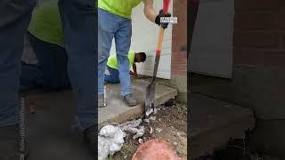 Raising Concrete with Foam