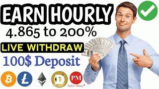 New Hourly Investment Platform | BITHOUR.TOP Review | Online Earn Money | Crypto Best