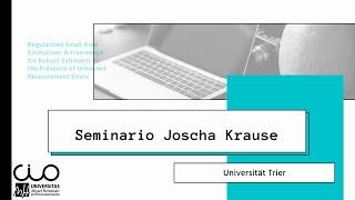 Seminario Online Joscha Krause