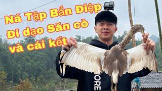 Ná Tập Bắn Điệp Tập bắn ná lụm cò  khi đi dạo ná cao su săn bắn chim #nácaosu