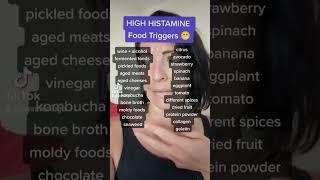 HIGH HISTAMINE Foods! #shorts