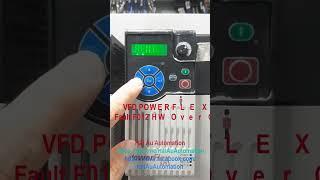 VFD POWERFLEX 525 Fault F012 HW OverCurrent - PLC Rockwell Automation #rockwellautomation #powerflex