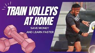 Train your volleys at home! Do this excercise for 10 days and notice the difference!