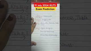 11 July 2024 Ielts Exam Prediction 11 July 2024 ielts exam 11 July 2024  Prediction #shorts #ielts