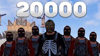 Я в СОЛО 20000 ЧАСОВ ПРОТИВ КЛАНОВ ЗА ЦЕЛЫЙ ОСТРОВ в Rust Раст