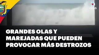 Alerta de oleaje en Ecuador: El maretazo seguirá mañana y el primero de enero - DNews