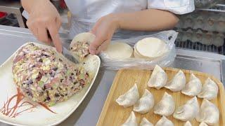 How to Make Mushrooms Black Fungus and Cabbage Pork dumplings #Wonton #Dumplings #Hong Kong Food