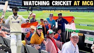 WATCHING INDIA VS AUS AT MCG & MEETING RAVINDRA JADEJA