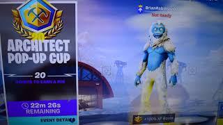 Fortnite Architect Pop-up Cup 20 point pin