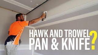 Why use a Hawk & Trowel Backwards Drywall Finishing