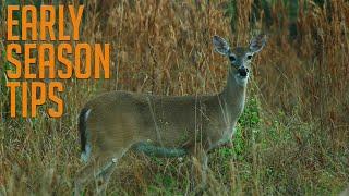 Three Early Season Deer Hunting Tips