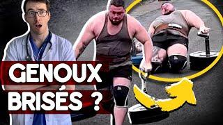 DAN JONES : IL SE BRISE LES 2 GENOUX PENDANT UNE COMPÉTITION DE STRONGMAN