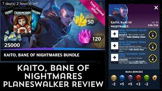 Kaito, Bane of Nightmares - Planeswalker Review | Magic Puzzle Quest