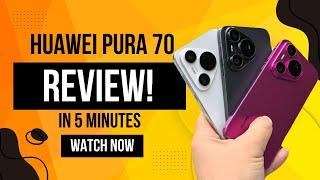 Huawei Pura 70 - Hands-on Experience and It's TOP FEATURES (Global Version).. #pura70