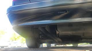 2001 Mercedes E430 muffler & resonator delete cold start