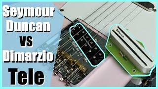 DiMarzio Chopper T vs. Seymour Duncan Little 59 Comparison | Tele Bridge Humbuckers