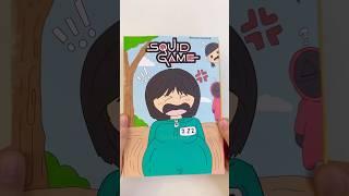 Squid game game book 🟡🟦 #diy #gamebook #squidgame #squidgame2