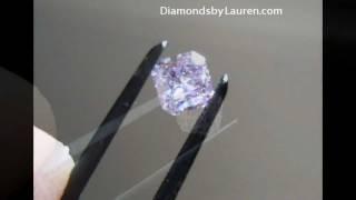 Natural .35ct Fancy Pink-Purple Diamond GIA graded