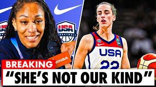 A'ja Wilson's RACIST UNDERTONE at Olympics after Caitlin Clark SHOWS UP!