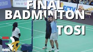 PERTARUNGAN SENGIT EL RUMI VS VALENTINO JEBRET DI FINAL BADMINTON TUNGGAL PUTRA | EL RUMI TV