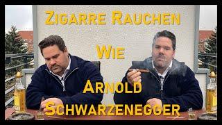 Zigarre rauchen wie Arnold Schwarzenegger