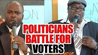 Politicians Battle for Voters