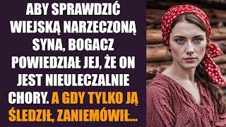 Aby sprawdzić wiejską narzeczoną syna, bogacz powiedział jej, że on jest nieuleczalnie chory...