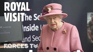 The Queen And Prince William Visit Porton Down's Defence Labs • DSTL | Forces TV