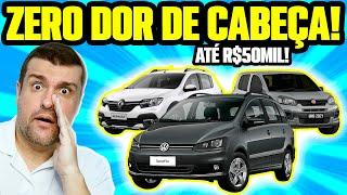 INDESTRUTÍVEIS e BARATOS DE MANTER: MELHORES CARROS até 50MIL REAIS!