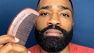 What Beard SIZE To Start Using Beard Comb | WEEK 9 Black Men's Beard Journey