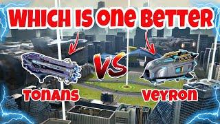 [WR]Tonans VS Veyron Titan Weapon Comparison |War Robots|