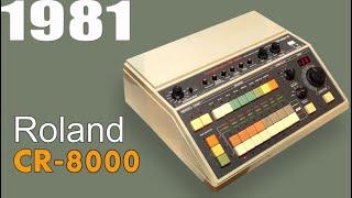 ROLAND CR-8000 Analog Drum Machine 1981 | HD DEMO