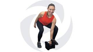 Increase Leg Strength & Test Core Stability w/ this At-Home Dumbbell Workout + Spicy Glute Finisher