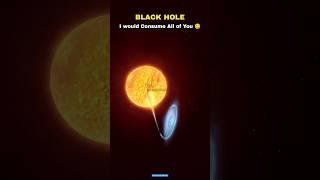 Black Hole vs Fastest Spinning Objects  #shorts #space #universe