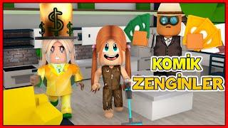  KOMİK ZENGİNLERİN EVİ YANIYOR  ROBLOX BROOKHAVEN  RP KÜBRA NİSA