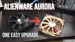 Why your Alienware PC needs HIGH STATIC PRESSURE fans to IMPROVE TEMPS & NOISE