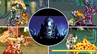 Game Over: Alien vs. Predator (Arcade) in All Boss Battles