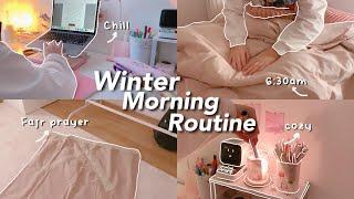 Chill morning routine️| 6:30am, cozy, aesthetic