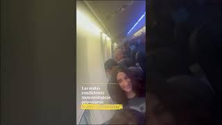 Pánico en un vuelo Mallorca - Alicante: las fuertes turbulencias que vivieron los pasajeros #shorts