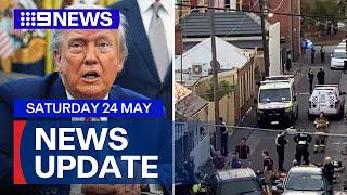 Trump's trade war intensifies; Police shoot dead Melbourne woman | 9 News Australia