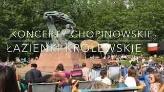 KONCERT CHOPINOWSKI / Łazienki  Królewskie. Chopin Concerts Warsaw Poland 