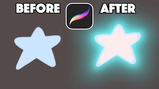 How To Draw Colorful Lighting Procreate Tutorial 