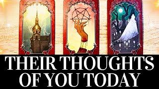 PICK A CARD  Their THOUGHTS Of YOU Today  What Is On Their Mind? ️ Love Tarot Reading Soulmate