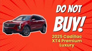 2025 Cadillac XT4 Premium Luxury | 8 Reasons NOT to Buy! 