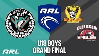 ARL U18 Boys Grand Final | Mangere East Southern Hawks v Manurewa/Ellerslie Lightning Eagles