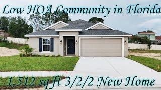 1512 sq ft New Home for Sale in Spring Hill FL Under $310k!